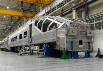 На «Уральских локомотивах» завершена сварка первых вагонов высокоскоростного поезда «Белый кречет»